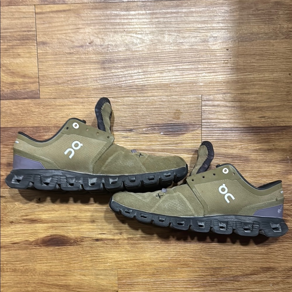 On Running Men's Olive Sneakers
